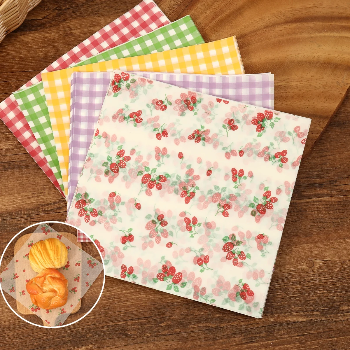 50 ชิ้น Oilproof กระดาษห่อสําห - Kitchen Appliances Gift บทวิจารณ์และราคา